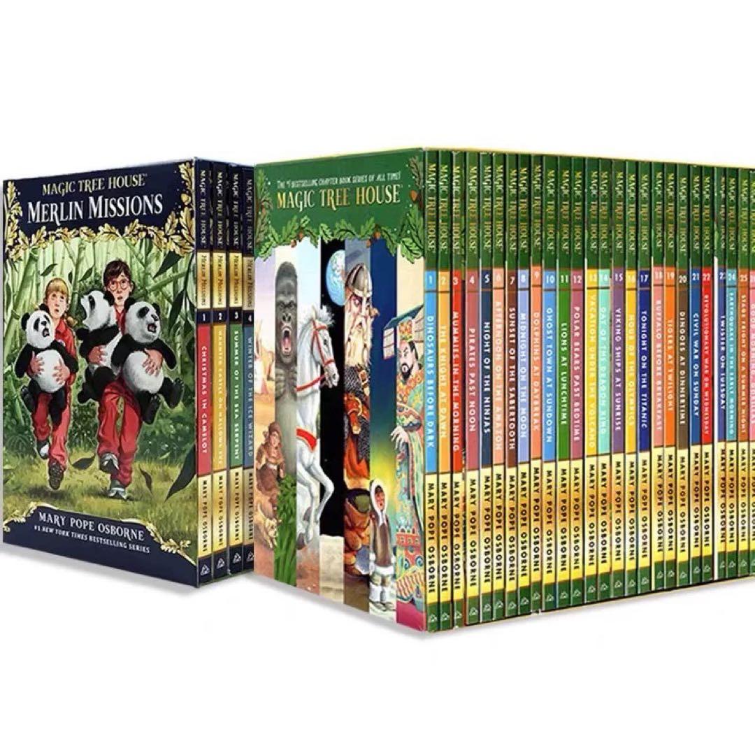 新品Magic Tree Houseシリーズ1 -2英語絵本65冊