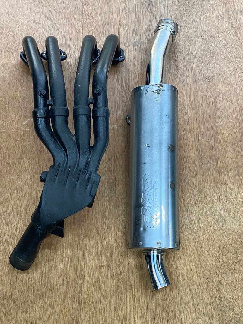 値下げ　ヤマハ　FZR250 2KR 3HX マフラー　送料込み　値下げ交渉不可