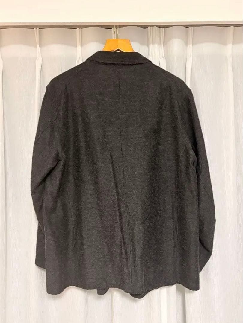 comoli23aw カシミヤシルクジャケットドローストリングパンツセットアップ