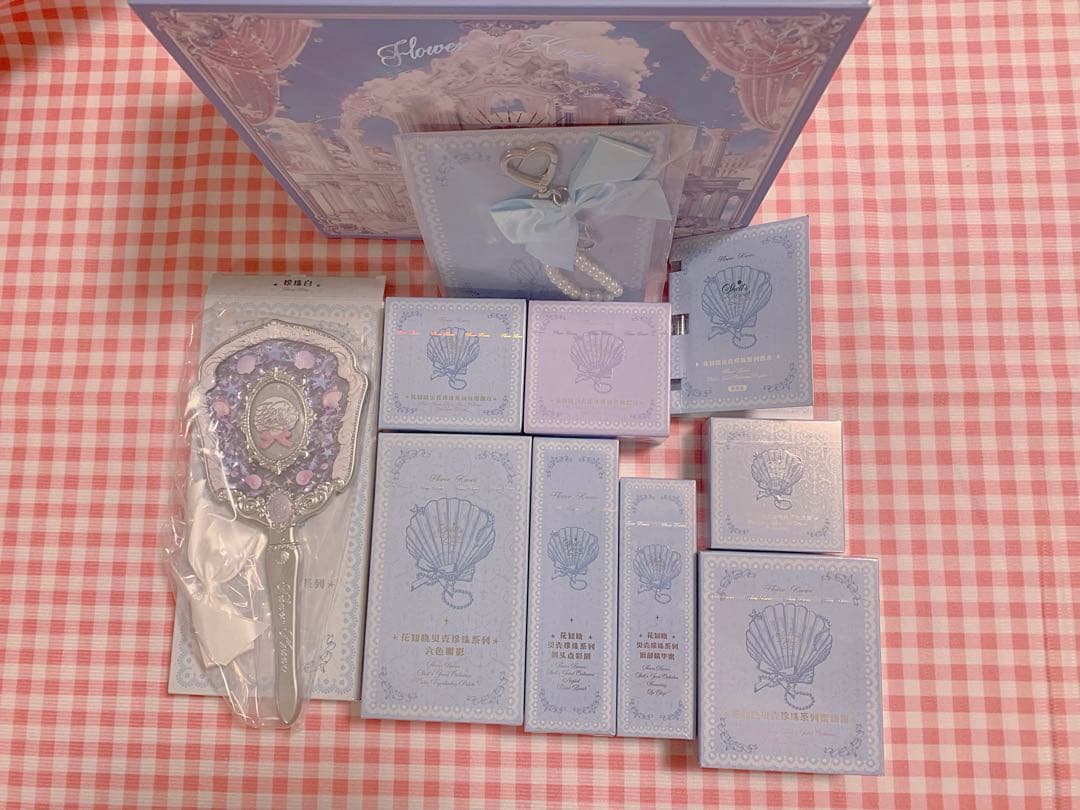 【未開封】フラワーノーズ　シェルズジュエル ブルー豪華セット（10点）