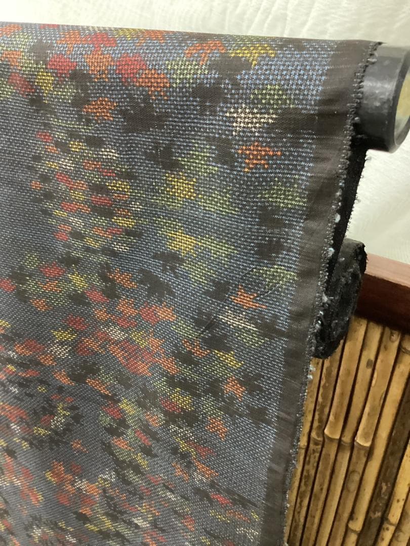 ★新春【本場奄美大島紬】反物 純泥染 証紙 伝統工芸品 新品