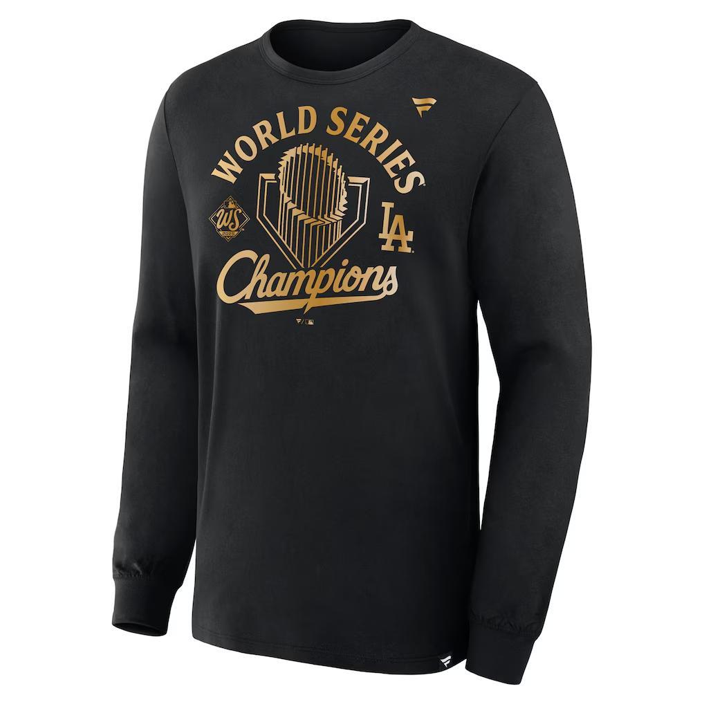 大谷翔平2025WSチャンピオンLAパレードロングBLACK/GOLDTEE/L