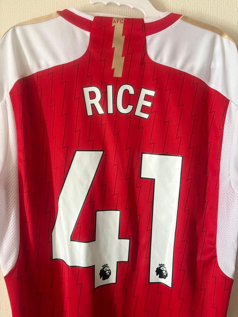 23-24 アーセナルユニフォーム ライス Lサイズ 正規品