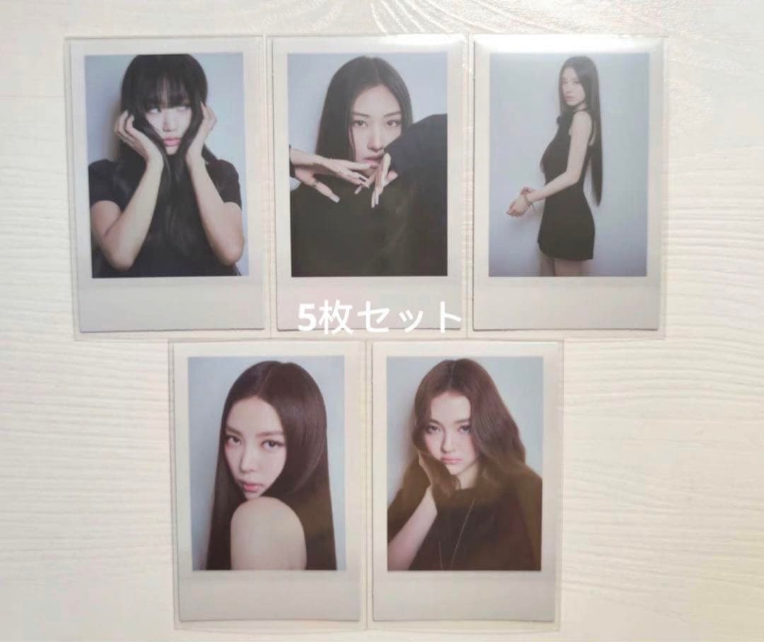 MEOVV 1stEP TheBlackLabel 予約特典 チェキ ５枚セット