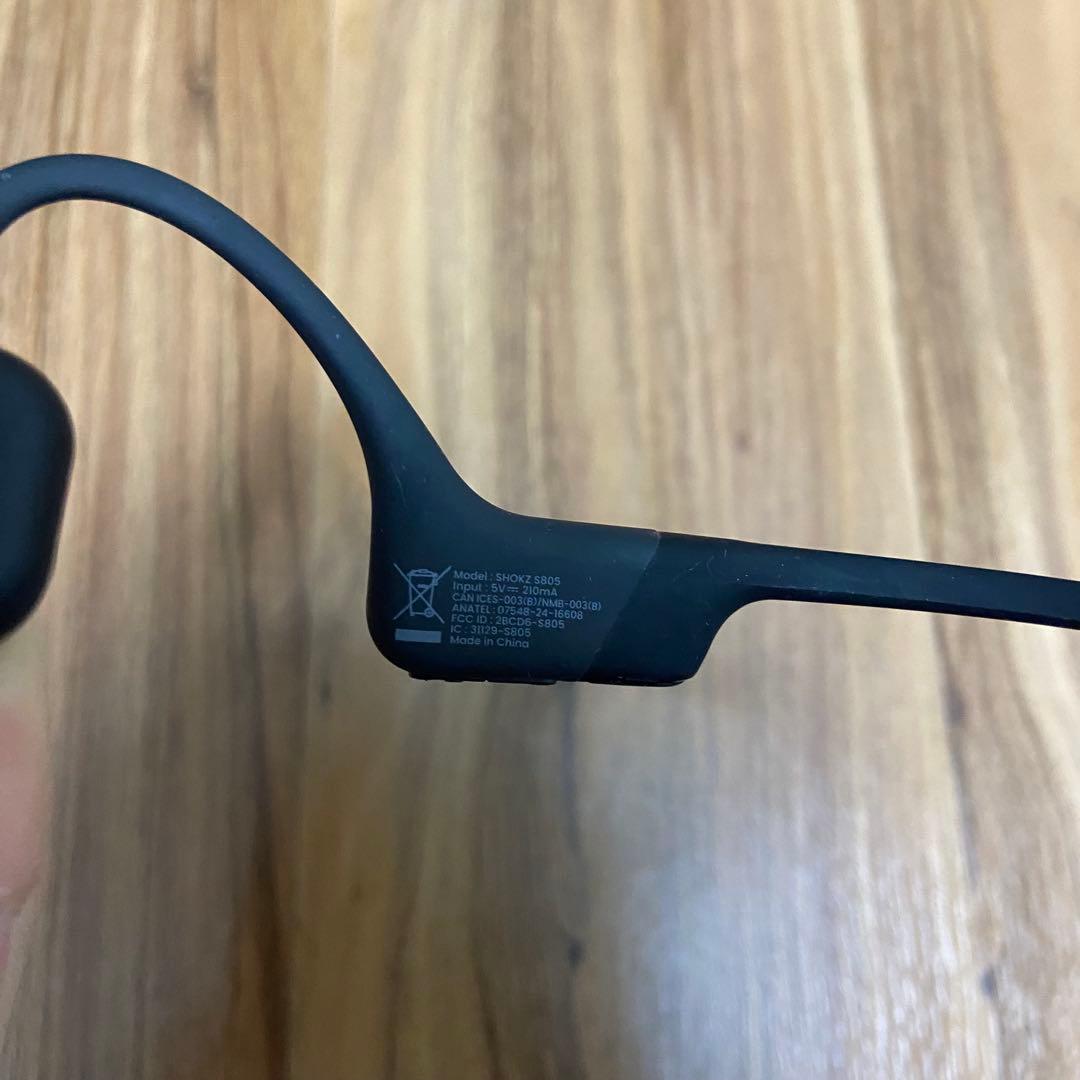 SHOKZ 骨伝導イヤホン ブラック