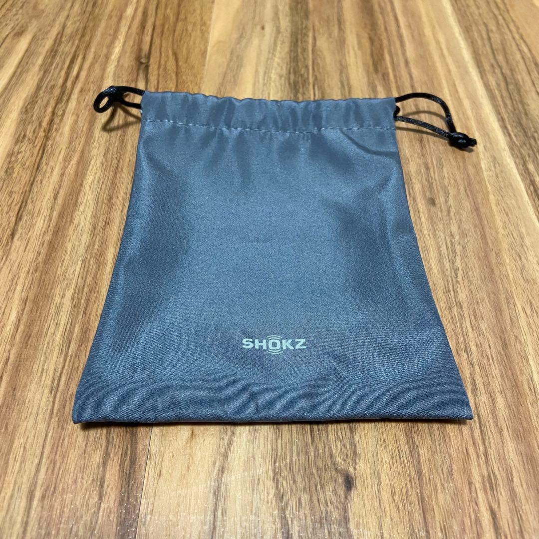 SHOKZ 骨伝導イヤホン ブラック