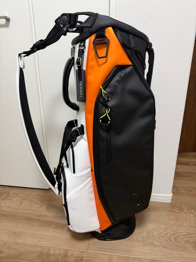 VESSEL PLAYER 4.0 ベゼル キャデイバッグ/ブラック/オレンジ